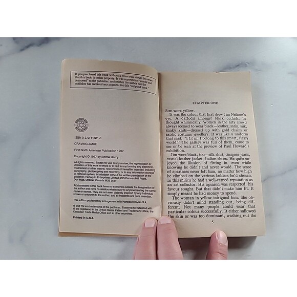 Craving Jamie By Emma Darcy Paperback - Picture 4 of 10